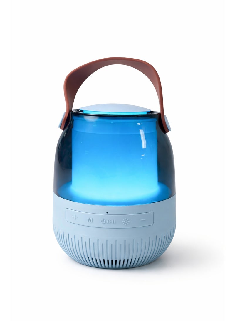 مكبر صوت كاريوكي لاسلكي محمول مزود بتقنية بلوتوث وميكروفون قابل لإعادة الشحن، يدعم تقنية البلوتوث وبطاقة الذاكرة TF ومنفذ USB. - Image 3